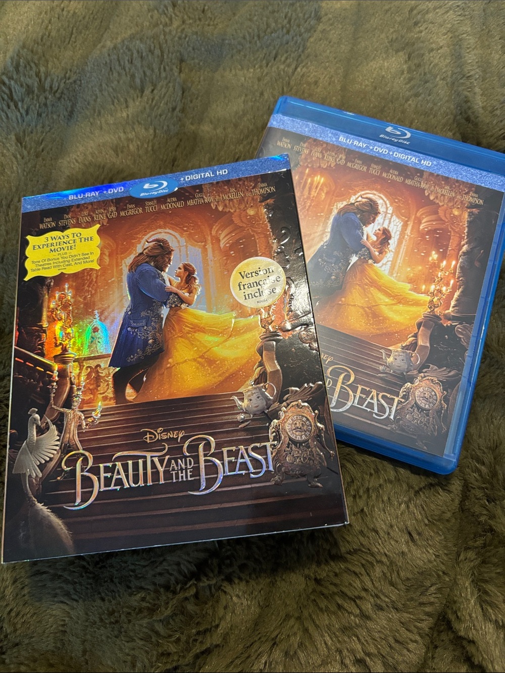 Disney Beauty and the Beast Blu‑ray + DVD Emma Watson